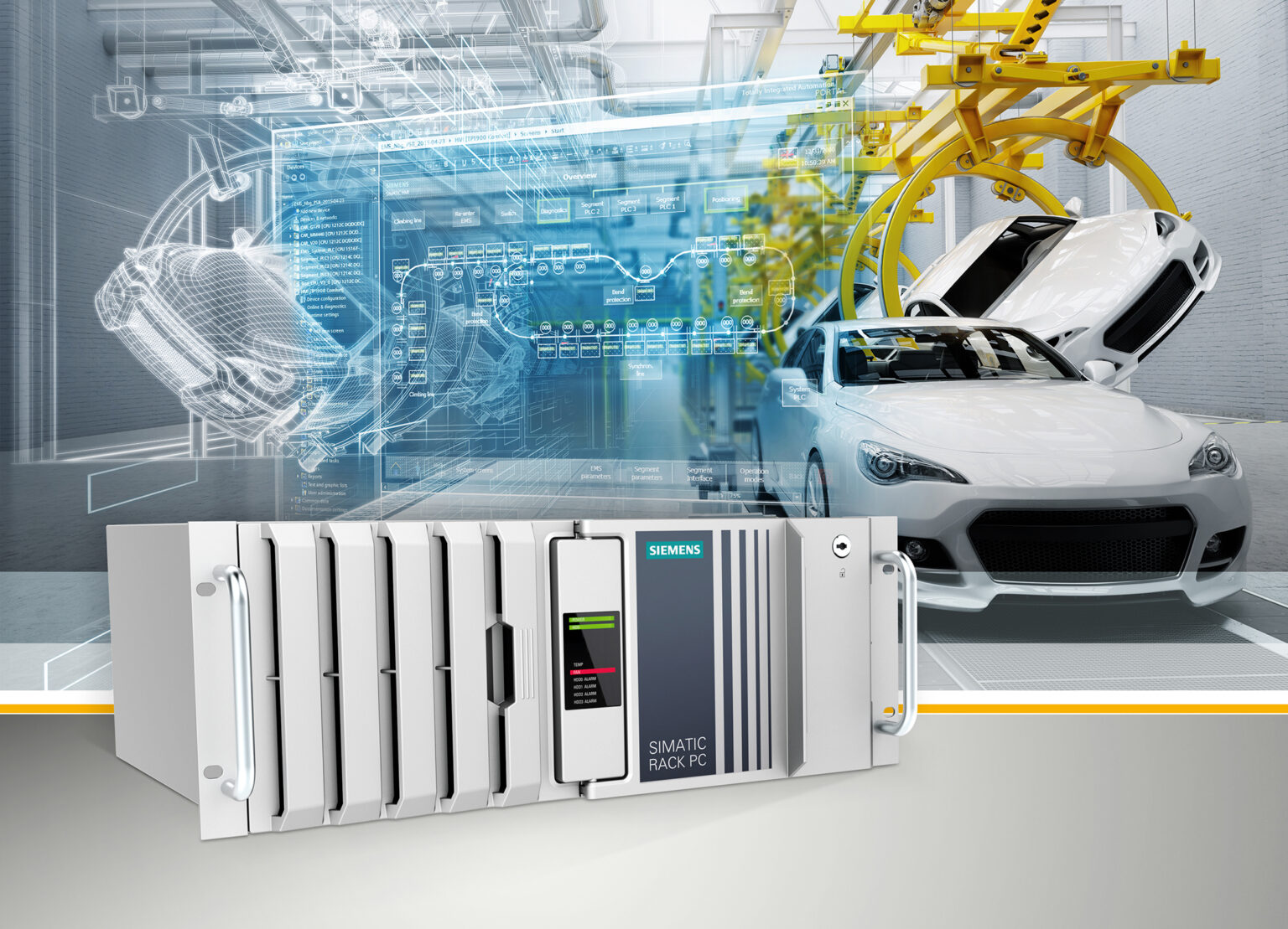 The Simatic IPC547G industrial PC from Siemens extend the company's range of industry-standard rack PCs in the 19" format. The powerful new IPC with high processing power and excellent system and data availability is particularly suitable for compact industrial workstations and servers, where it is used for fast parallel processing of large volumes of data.